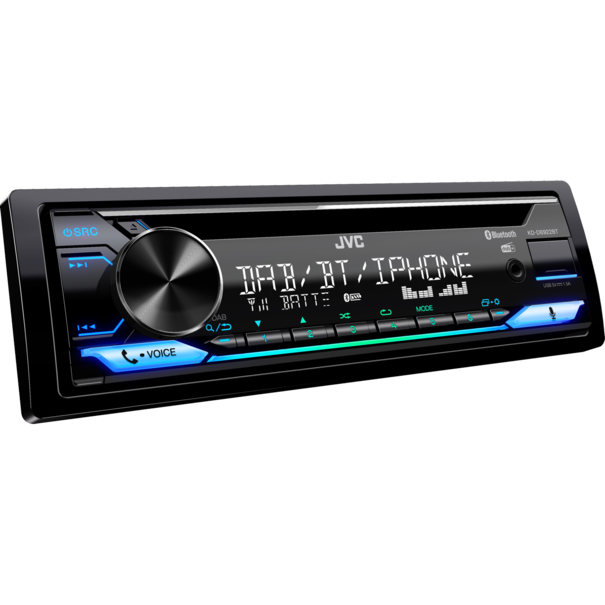 JVC JVC KD-DB922BT - Autoradio - CD speler - Variabele toetsverlichting  -  AUX,  USB,  BT,  DAB+