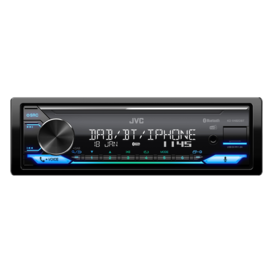 JVC KD-482DBT - Mechless autoradio -  Variabele toetsverlichting -  AUX,  USB,  BT,  DAB+