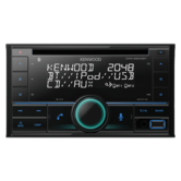 Kenwood DPX-5200BT - 2 Din autoradio - Variabele toetsverlichting - AUX,  USB, BT,  FM -  CD speler