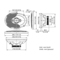 Kenwood Kenwood KFC-PS6996 -  Ovale 6x9 speakers -  5-Weg -  700 Watt