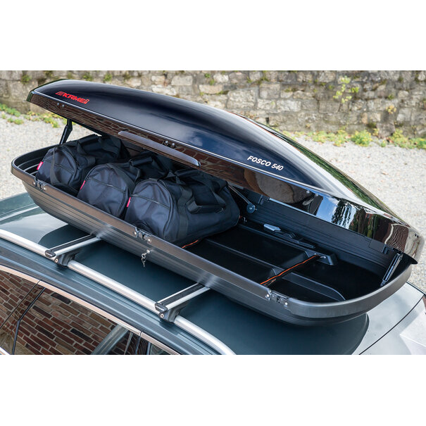 Kamei Kamei Fosco 540 - Dakkoffer - Black Glossy - 540 Liter