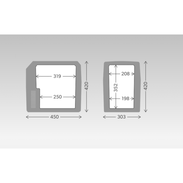 Dometic Dometic TropiCool TCX 21 - Draagbare Thermo-elektrische koelbox - 21 Liter
