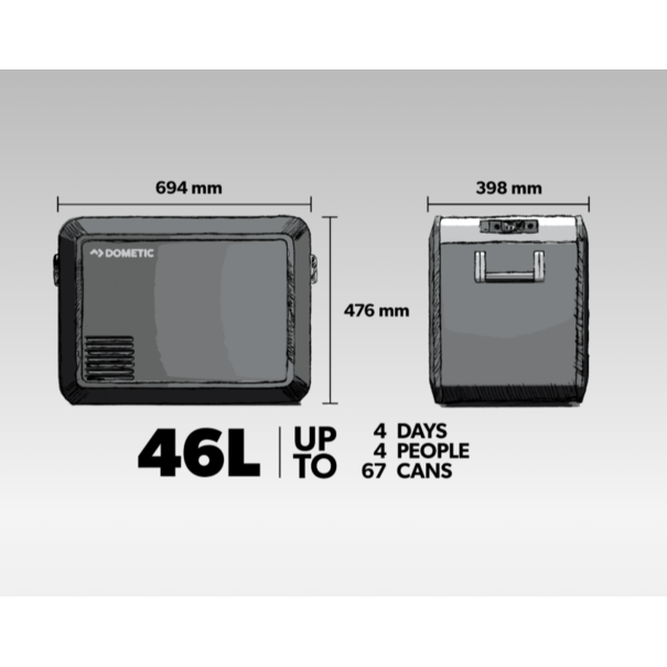 Dometic Dometic CFX3 45 - Draagbare compressor koelbox - 46 Liter