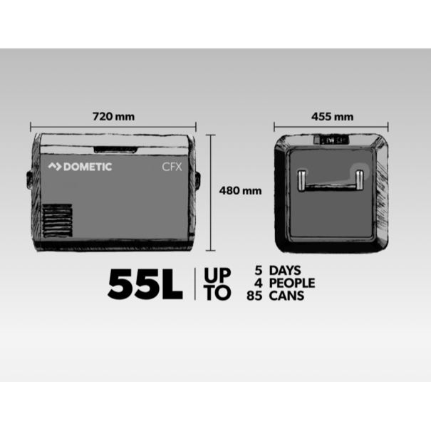 Dometic Dometic CFX3 55 - Draagbare compressor koelbox - 55 Liter
