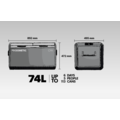 Dometic Dometic CFX3 75DZ - Mobiele dual-zone compressor koelbox - 74 Liter