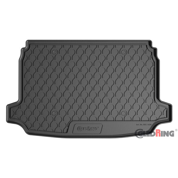 Gledring Gledring Rubbasol (Rubber) Kofferbakmat Fiat 600 Hybrid 2024- (Hoge variable laadvloer)