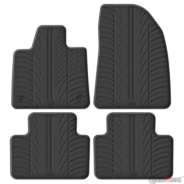 Gledring Gledring Rubbermatten Volvo EX30 2023- (T profiel 4-delig)