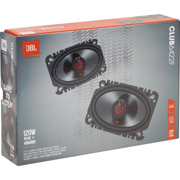 JBL JBL Club 6422F - Autospeakers - 10 x 15,2 cm - 2-weg Coaxiaal - 120Watt