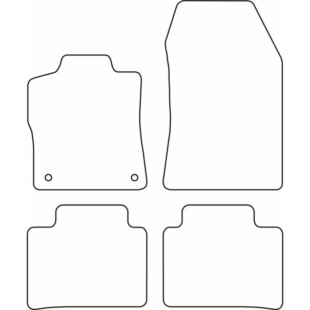AutoStyle AutoStyle Automatten passend voor Peugeot 408 II 2022- excl. MHEV/e-408