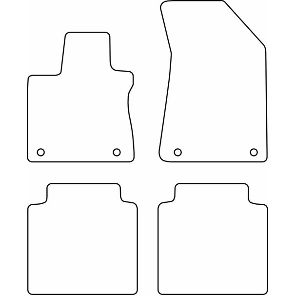 AutoStyle AutoStyle Automatten passend voor MG (E)HS II 2024- excl. PHEV