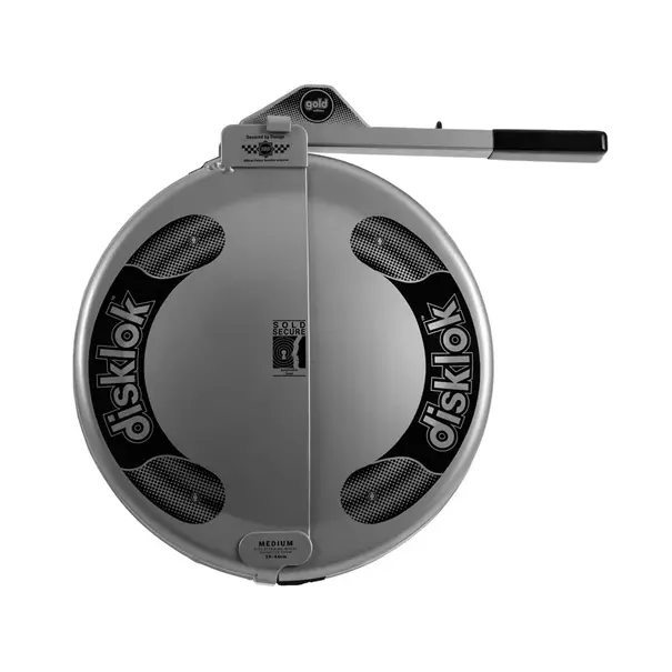 Disklok Disklok stuurslot Gold Edition - Maat Medium - 39-44cm - Zilver - SCM-klasse MP-03