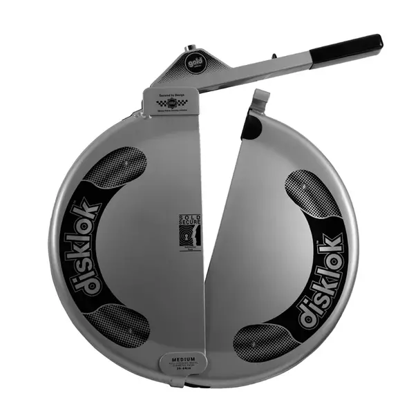 Disklok Disklok stuurslot Gold Edition - Maat Medium - 39-44cm - Zilver - SCM-klasse MP-03