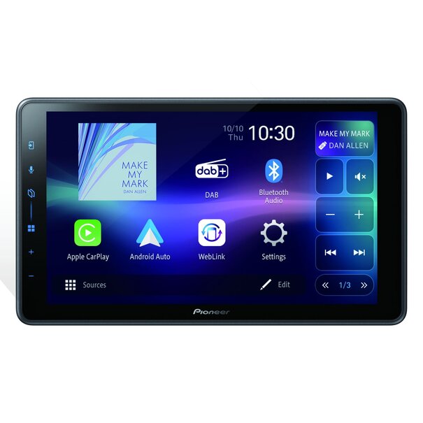 Pioneer Pioneer SPH-EVO98DAB-UNI - Multimediasysteem - 9" Touchscreen - Incl Rotary knob
