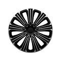 J-Tec 4-Delige J-Tec Wieldoppenset Rosso  - 14-inch - Zilver / Zwart