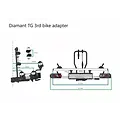 Pro-User Pro-User - 3e / 4e fietsadapter Diamant - Uitbreidingsset - TG / FG 2 / FG 3