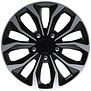 AutoStyle 4-Delige Wieldoppenset Hornet Pro 16-inch zilver/zwart