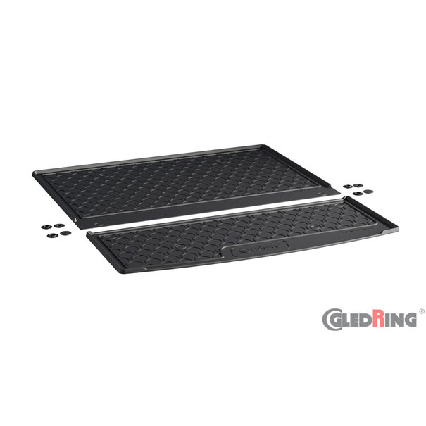 Gledring Gledring Rubbasol (Rubber) Kofferbakmat passend voor Peugeot 5008 III Hybrid/PHEV 2024- (7 Personen)