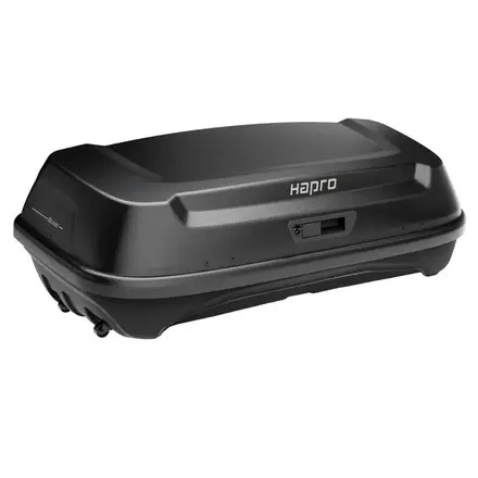 Hapro Boxer M340 + Platform - Trekhaakkoffer -  340 Liter - Zwart