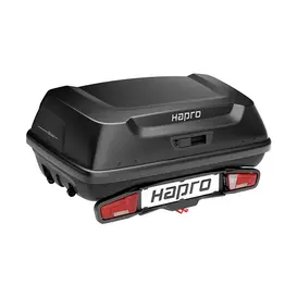 Hapro Boxer M + Platform - Trekhaakkoffer -  340 Liter - Zwart