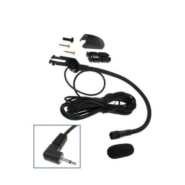 Carcomm Zwanenhals Microfoon passief 3,5mm o.a.CK3100 / CK3300 / CK3500, Sony Ericsson, TomTom GO, JVC KD-BT