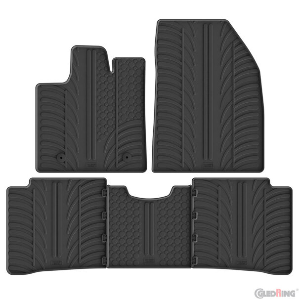 Gledring Gledring Rubbermatten - BYD Atto 3 2022- (T profiel 5-delig)