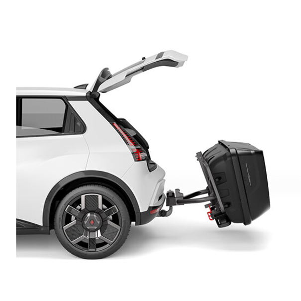 Hapro Hapro Boxer M (Zonder Platform) - Zwart - Trekhaakkoffer - 340 Liter - Hexagon Black - Bagagebox