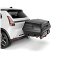 Hapro Hapro Boxer M (Zonder Platform) - Zwart - Trekhaakkoffer - 340 Liter - Hexagon Black - Bagagebox
