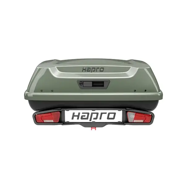 Hapro Hapro Boxer L +  Platform - Trekhaakkoffer -  420 Liter - Groen