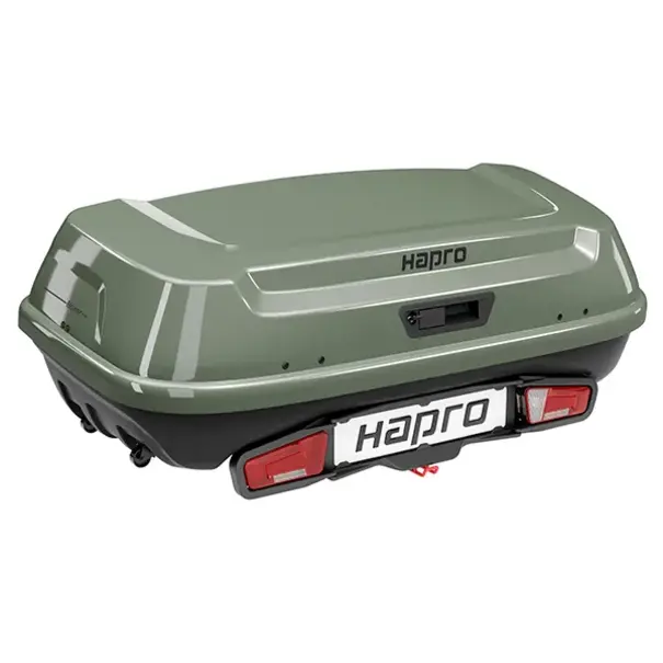 Hapro Hapro Boxer L +  Platform - Trekhaakkoffer -  420 Liter - Groen