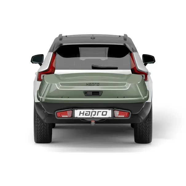 Hapro Hapro Boxer L +  Platform - Trekhaakkoffer -  420 Liter - Groen
