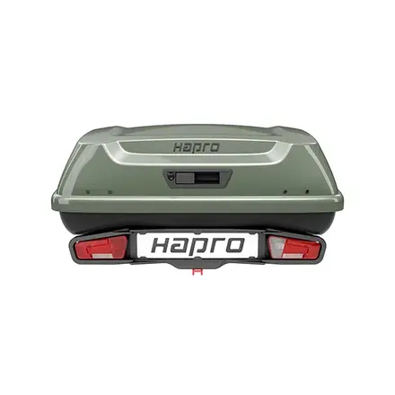Hapro Boxer M (zonder Platform) - Trekhaakkoffer -  340 Liter - Groen
