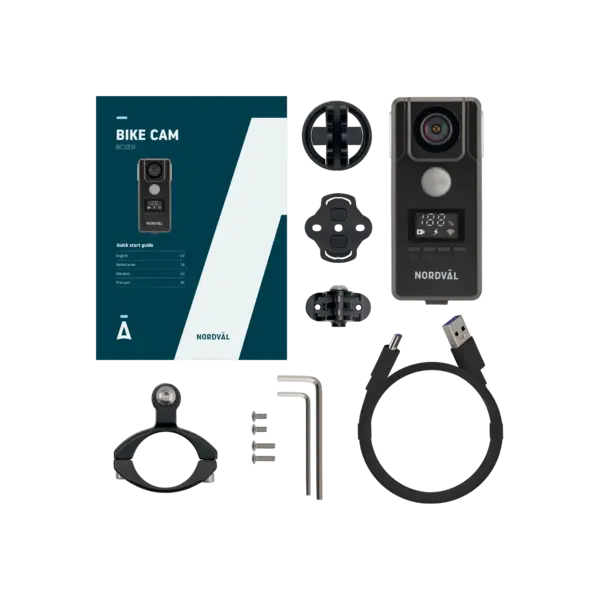 Nordväl Nordväl BC101F - Fiets koplamp camera - Zonder SD kaart