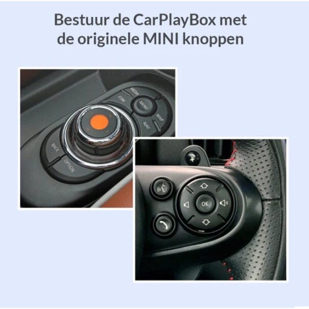 CarOptions CarPlayBox Mini- Integreerd naadloos Carplay & Android Auto op je originele scherm - Draadloos en bedraad