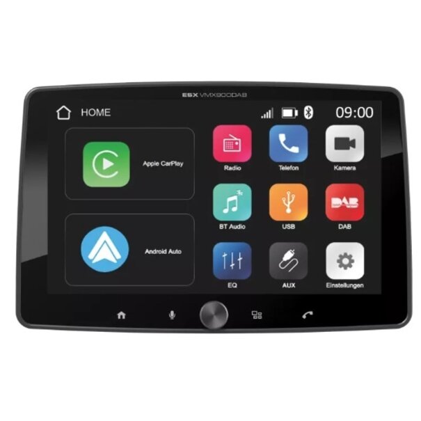 ESX ESX VMX900DAB -9 Inch Scherm - DAB+ Radio - Draadloos Carplay en Android Auto
