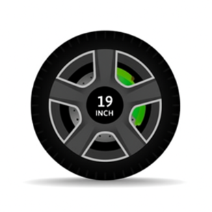 Wieldoppen 19 inch