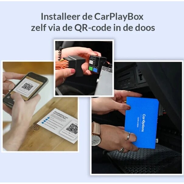CarOptions CarPlayBox Mazda- Integreerd naadloos Carplay & Android Auto op je originele scherm - Draadloos en bedraad