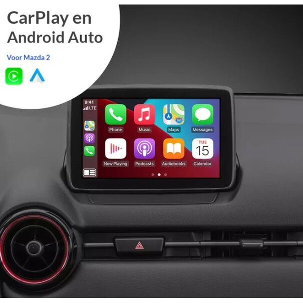 CarOptions CarPlayBox Mazda- Integreerd naadloos Carplay & Android Auto op je originele scherm - Draadloos en bedraad