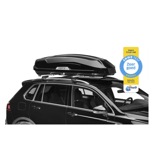 Hapro Hapro Trivor 440 Supermat Antraciet - Dakkoffer - 440 L - 5 Jaar garantie