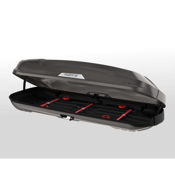 Hapro Hapro Trivor 440 Supermat Antraciet - Dakkoffer - 440 L - 5 Jaar garantie