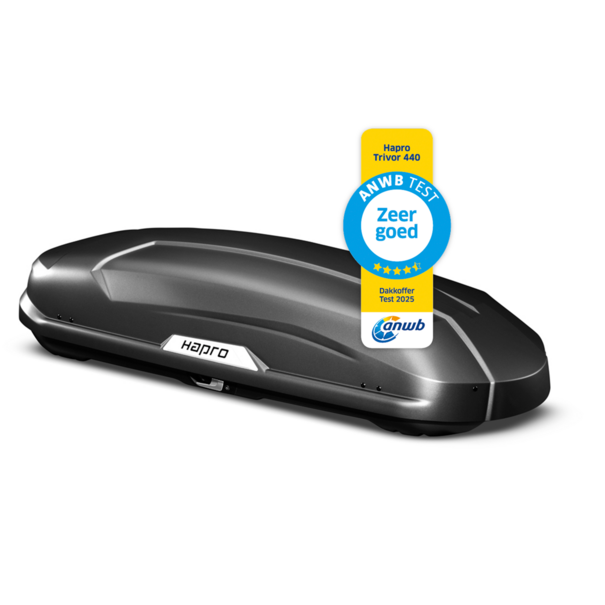 Hapro Hapro Trivor 440 Antraciet - Dakkoffer - 440 L - 5 Jaar garantie