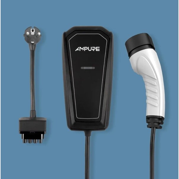 Ampure Ampure Go IEC Typ E/F - Draagbare Mobiele Lader voor Elektrische voertuigen