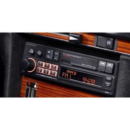 Pioneer SXT-C10PS -  1-DIN retro-autoradio - Speciaal ontwikkeld voor klassiekers en oldtimers