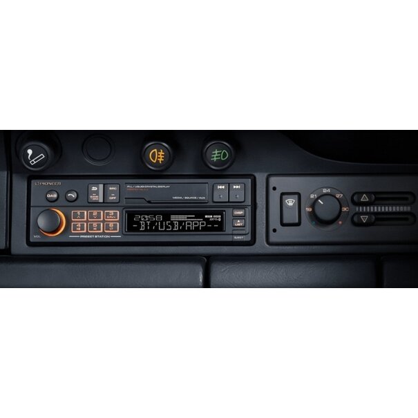 Pioneer Pioneer SXT-C10PS -  1-DIN retro-autoradio - Speciaal ontwikkeld voor klassiekers en oldtimers
