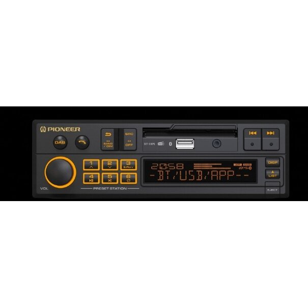 Pioneer Pioneer SXT-C10PS -  1-DIN retro-autoradio - Speciaal ontwikkeld voor klassiekers en oldtimers