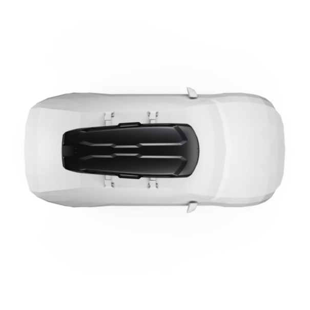 Thule Thule Vector L - Dakkoffer - 430 Liter - Zwart metallic - Geïntegreerde verlichting en vilten voering