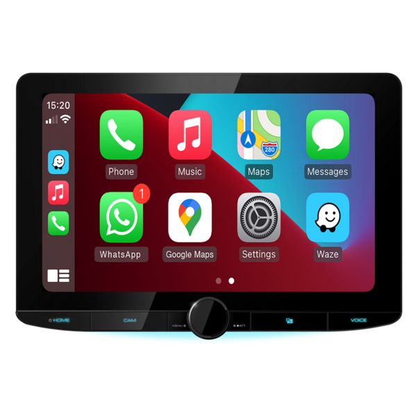 Kenwood Kenwood DMX9724XDS - Multimedia Systeem -  10.1'' Scherm - Draadloos Carplay & Android Auto - 1DIN Chassis