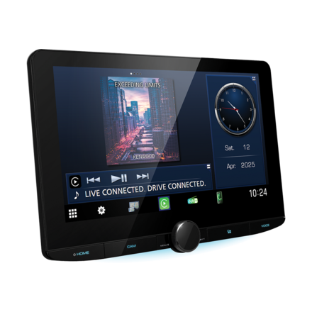 Kenwood DMX9724XDS - Multimedia Systeem - Camperversie  -  10.1'' Scherm - Draadloos Carplay & Android Auto - 1DIN Chassis