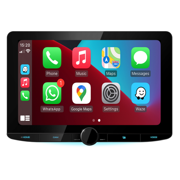 Kenwood Kenwood DMX9724XDS - Multimedia Systeem - Camperversie -  10.1'' Scherm - Draadloos Carplay & Android Auto - 1DIN Chassis