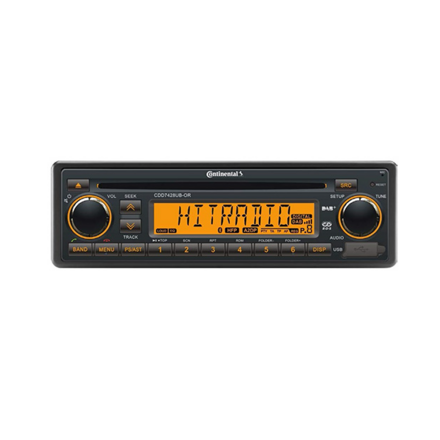 Continental CDD7418Dab-OR - Autoradio - 12V - FM RDS & DAB tuner - CD - MP3 - USB - Bluetooth