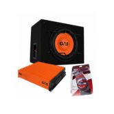 GAS Audio MAD - Subwoofer set MAD - B1-110 Subwoofer Kist + MAD A1-70.2 Amplifier + WK-10 kabelset